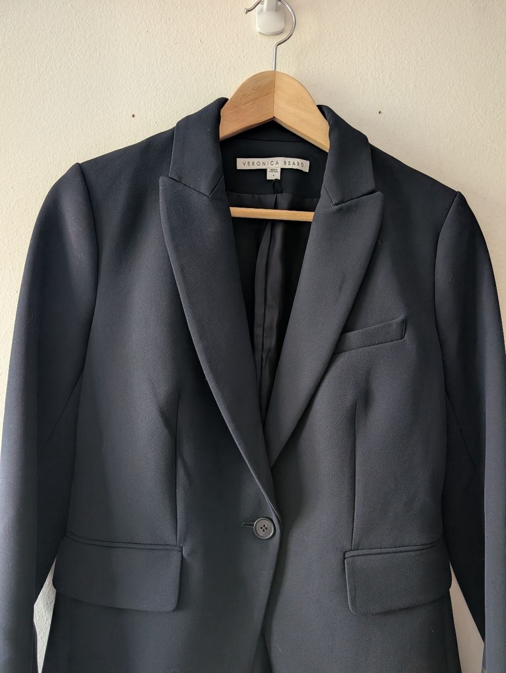 NWOT Veronica Beard Classic Dickey Jacket Blazer Striped Sleeves Size 4 - Picture 6 of 13